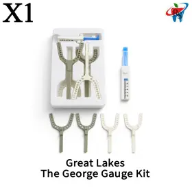 Gl-056-050 Great Lakes 1x The George Gauge Kit With 2mm 5mm Bite Forks Autoclavable