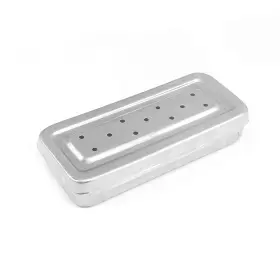 Gs Online 963353129384 G.s 17x7x3 Cm Instruments Box Perforated Stainless Steel Holloware Tray