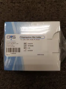 Sfr-47 Gvs Filter Holder Polypropylene Reusable For 47mm Disc