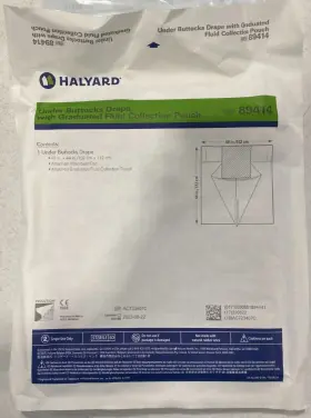 89414 Halyard 1 Pack Health Under Buttocks Drape 40 Inch X 44