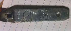 Hbcc00001 Hbarsci Vintage Steel Paint Can Closer Tool Made In The Usa Stamped Hole Lot Of 2
