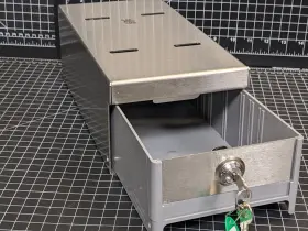 3725 Health Care Logistics Refrigerator Freezer Lock Box Medical Medicine Lab