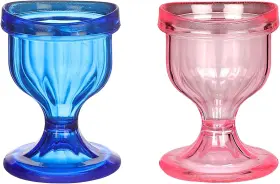 Healthgoodsin 757817274758 Eye Wash Cup Set Of 2 For Keep Your Eyes Clean And Healthy - Pink Blue