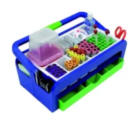 Hea2200a Heathrow Scientific Phlebotomy Tray Tote With Drawer And Folding Handle