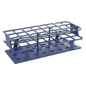 Hs27515b Heathrow Scientific Onerack Test Tube Rack Slots 24x30mm Blue Pk8