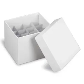 Hs2860m Heathrow Scientific Box 15 And 50ml Lid White Pk10 6nuf2