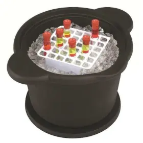 Hs28714k Heathrow Scientific Ice Bucket Round 4l Black