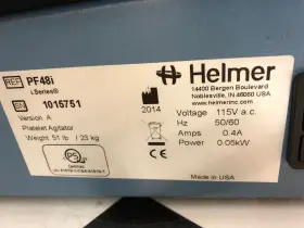 Pf-48i Helmer Platelet Agitator I Series Pf 48i Tested Warranty #2