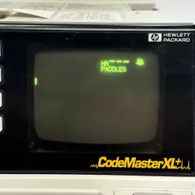M1722a Hewlett Packard Codemaster Xl Defib With Hard Paddles Hp Training Parts #2