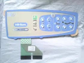 141217 Hill-rom Care Assist Es Control Panel Rh Caregiver Overlay With Bed Controls