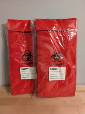 539656 Hopkins Medical Products Item# Biohazard Insulated Biotransport Bag Qty 2