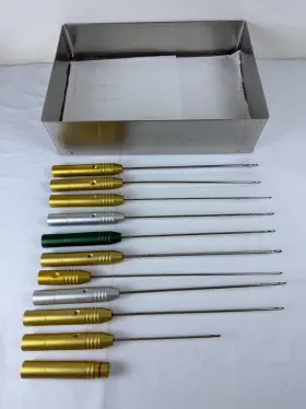 502001 Human Med Set Of 10 Body Jet Lipo Cannulas