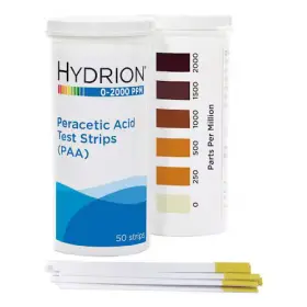 Paa-2000 Hydrion Test 0-2 000 Ppm Peracetic Acid Pk6