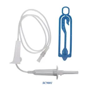 Sc9001 Icu Primary Iv Admin Set Gravity 2 Ports 15 Drops/ml Drip Rate Without Filter 50 Ct