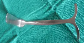 77-0526 Instramed Smillie Knee Retractor 19mm X 60mm 5-1/2 Inch Germany Stainless #2