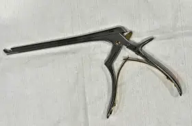 Vm07-92057 Instrumed International I Kerrison Rongeur 5 Mm X 40 Degree 7 Inch Shaft Germany Stainless Steel