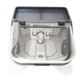 36057001 Intbuying 110v Dentist Sandblasting Dust Box With Led Lighting And Vacuum Cleaner #3