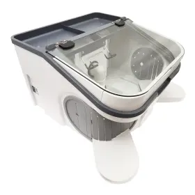 36057001 Intbuying 110v Dentist Sandblasting Dust Box With Led Lighting And Vacuum Cleaner