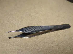129-234 Integra Jarit Adson Forceps Mirror Finish 4 3/4 Inch