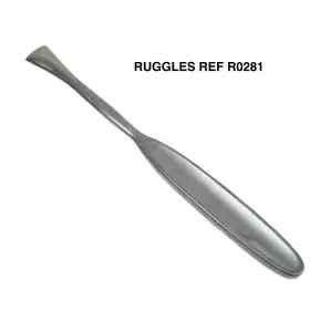 R0281 Integra Ruggles Ref Langenbeck Periosteal Elevator Wide 197mm Length