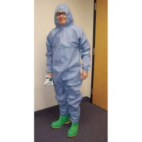 9015-xl International Enviroguard Coverall Xl Flame Resistant Fabric Zipper With Storm Flap Elastic Cuff