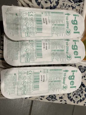 32214058 Intersurgicia Ltd 8202000 I Gel Supraglottic Airway Size 2 Lot Ref For Educational Use