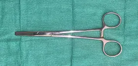 110-157 Jarit 110-150 Chest Tube Clamp 6.75 Inch
