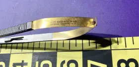 121-229 Jarit Carb-bite 7 Inch Straight Jaw Needle Holder 121-229. Free Shipping #2