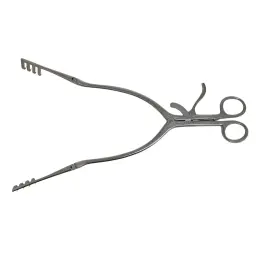 205-210 Jarit Beckman Hinged 4x4 Teeth Sharp Prong Retractor 31.6cm Length