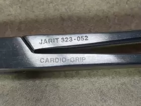 323-052 Jarit Cardio-grip Atraumatic Thoracoscopic Ring Forceps Single Pivot #2