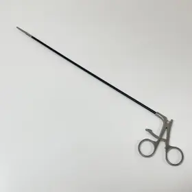 615-152 Jarit Tenaculum Forcep With Ratchet Single Tooth Insulated 5mm 13-3/4 Inch #2