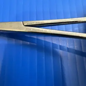 475-310 Jarit & Weck 105-121 Crile Artery Forceps Curved And Straight Lot Of 2 #2