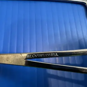 475-310 Jarit & Weck 105-121 Crile Artery Forceps Curved And Straight Lot Of 2 #3