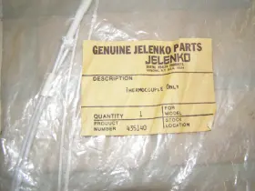 435140 Jelenko 345140 Burn Out Furnace Thermocouple # New Old Stock Porcelain Etc