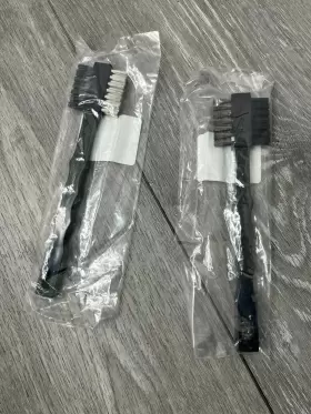 J036d Jorvet 2pk Surgical Instrument Cleaning Brush Double Side Ss Bristle Nylon #3