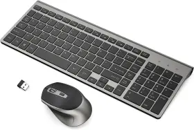 Jkb2b Joyaccess Wireless Keyboard Mouse Combo J 2.4g Ergonomic Computer E