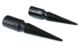Pc-11370 Jts Baldor Lathe Motor Spindle Set Right And Left 3/8 Inch Arbor Friction Grip 3-1/2 L
