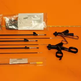 38151 Karl Storz Lot Of Robi Laparoscopic Bipolar Forceps And Inserts #3 38151 Karl Storz Lot Of Robi Laparoscopic Bipolar Forceps And Inserts #3