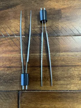 S2050-2 Karl Storz Lot Of 2 - Cushing Bipolar Forceps Straight 5 Inch Bb