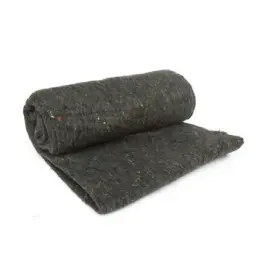 Kemp-10-604 Kemp Usa Grey Blanket Wool Blend Synthetic Fibers Warm Cozy Throw All Seasons