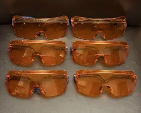 Kwl-5301u Kentek Laser Safety Glasses Od6 190 532nm And Ir Flawless Free Ship