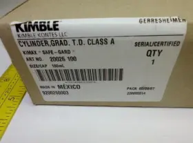 20026-100 Kimble 20026 100 Class A Graduated Cylinder T14400 #3
