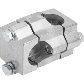 K0472.52d2d2 Kipp Tube Clamp 4-way Flat Aluminum Square Comp Steel A 1.5 Inch