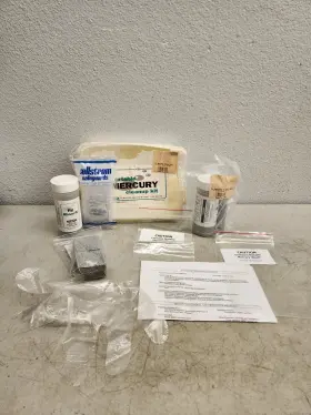23945 Lab Safety Supply Lss New Portable Mercury Spill Cleanup Kit Hg Clean Up