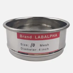 Cq210012 Labalpha 10 Mesh Lab Sieves Test Sieve #10 4ftft Diameter 304 Stainless Steel Wi
