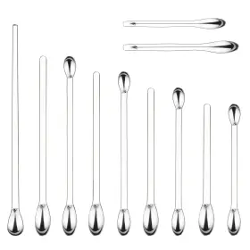 Lb000483 Labasics 11 Pcs Lab Micro Spoon And Spatula Set Stainless Steel
