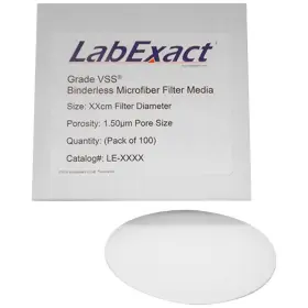12k999 Labexact Glass Mic Filter 4.7 Cm Dia 1.5 Um Pk100