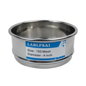 A00055 Lablpsai 150 Mesh Lab Sieves 4 Inch Diameter 304 Stainless Steel Wire