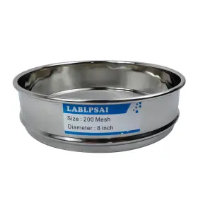A00079 Lablpsai 200 Mesh Lab Sieves 8 Inch Diameter 304 Stainless Steel Wire Cloth Test Sieve For