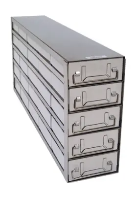 Ufd-552 Labreco Lab Repco Stainless Steel Freezer Racks 5 Row Column